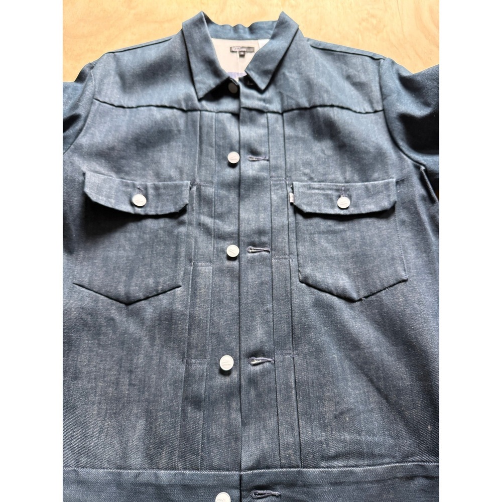 Levi's California Collection Mens Denim Trucker Jacket Indigo Blue XL NWT
